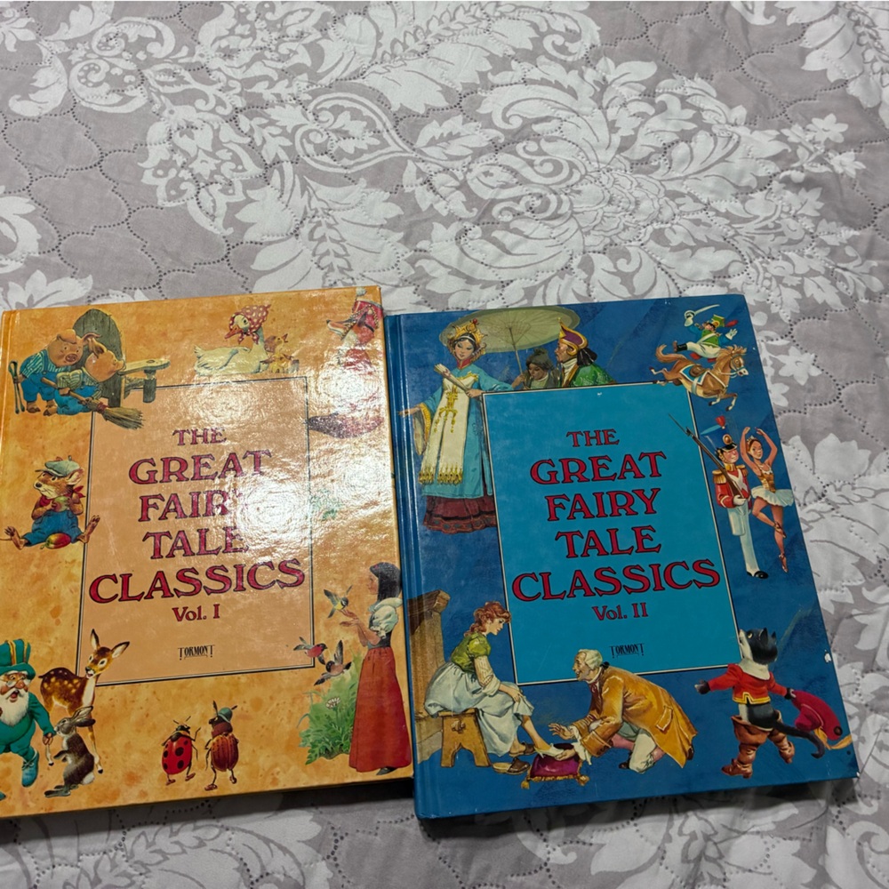 The Great Fairy Tale Classics Vol. I & II - Blue and Yellow Hardcover Set